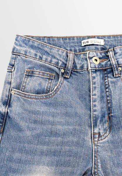 Women Skinny Fit Long Jeans - Blue - 610244