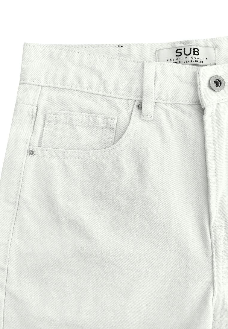 Men Short Jeans - White - 610295