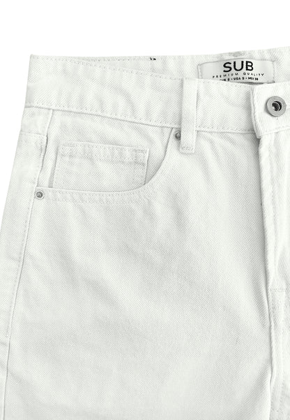 Men Short Jeans - White - 610295