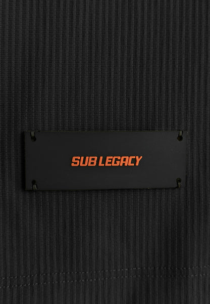 Men Short-Sleeve Oversized Polo Tee - Black - 510232