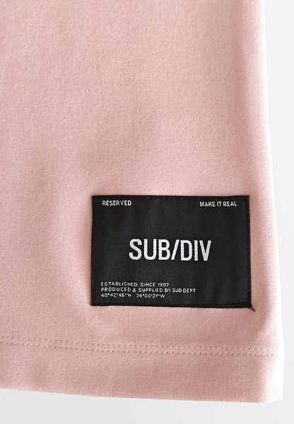 Men Oversized T-Shirt Short Sleeve - Pink - 510377