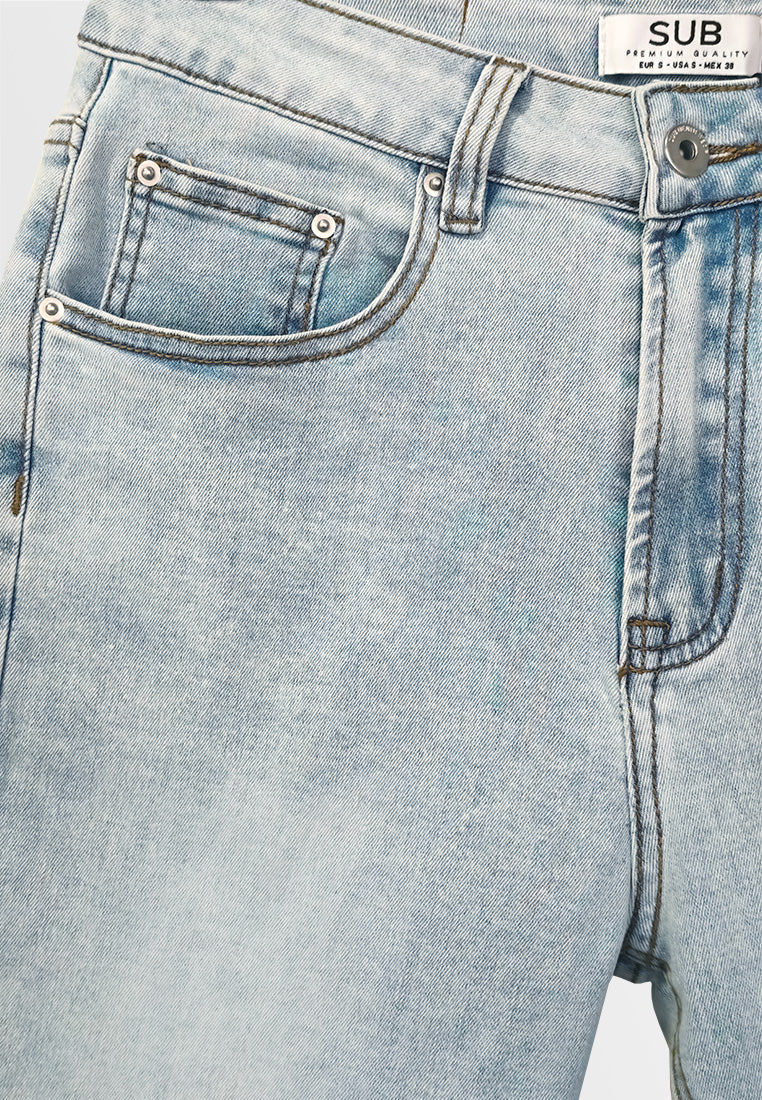 Men Short Jeans - Light Blue - 510269