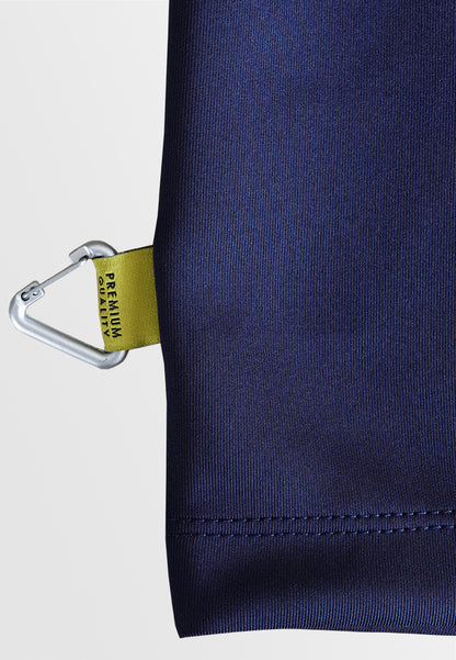 Men Oversized T-Shirt Short Sleeve - Navy - 510248