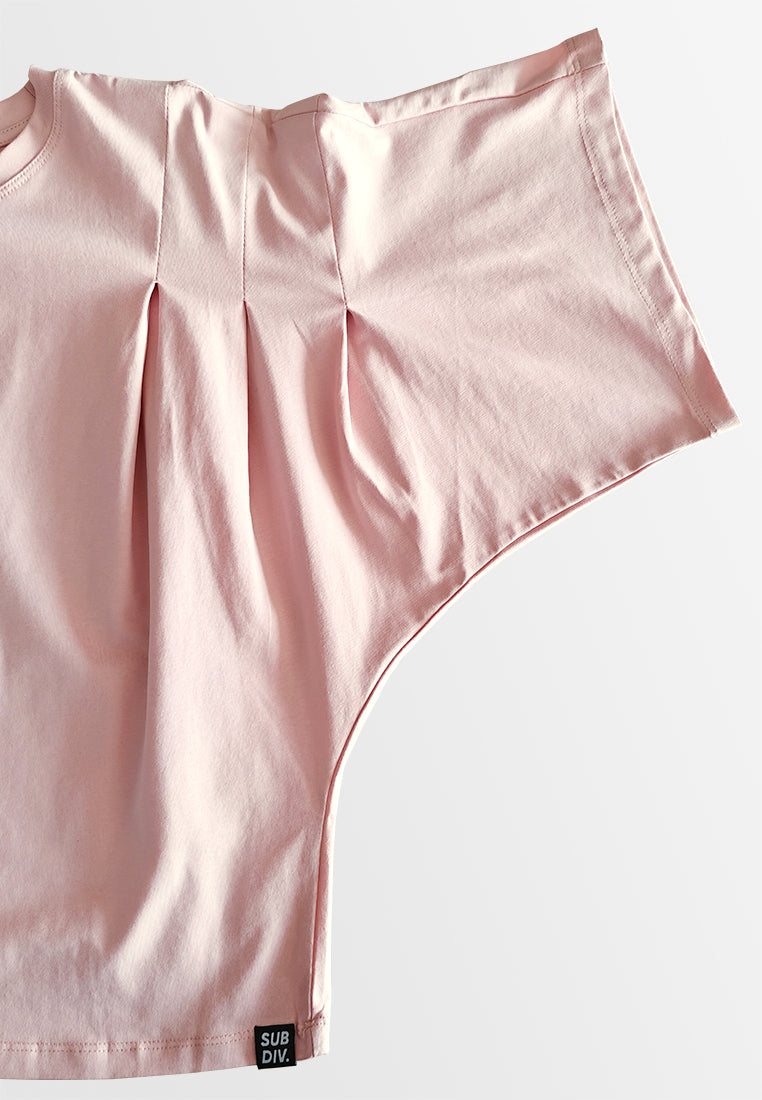 Women Short-Sleeve Fashion Tee - Pink - 510059