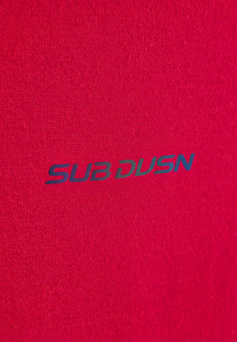 Men Oversized T-Shirt Short Sleeve - Red - 510362