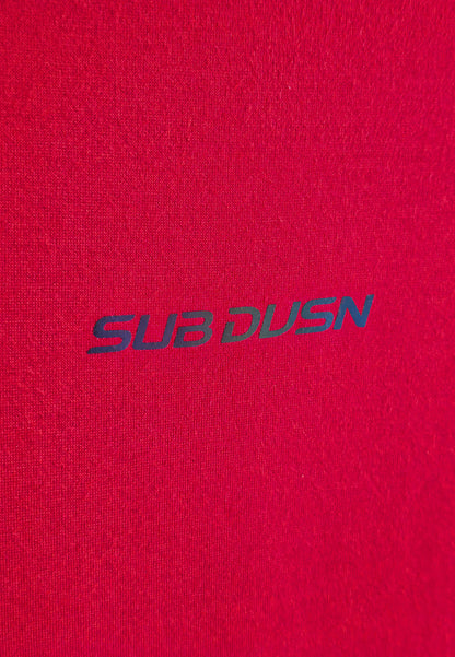 Men Oversized T-Shirt Short Sleeve - Red - 510362