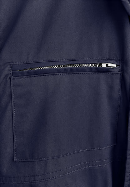 Men Oversized Bomber Jacket - Navy - 510262