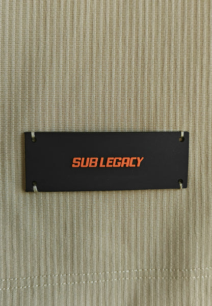 Men Short-Sleeve Oversized Polo Tee - Khaki - 510231