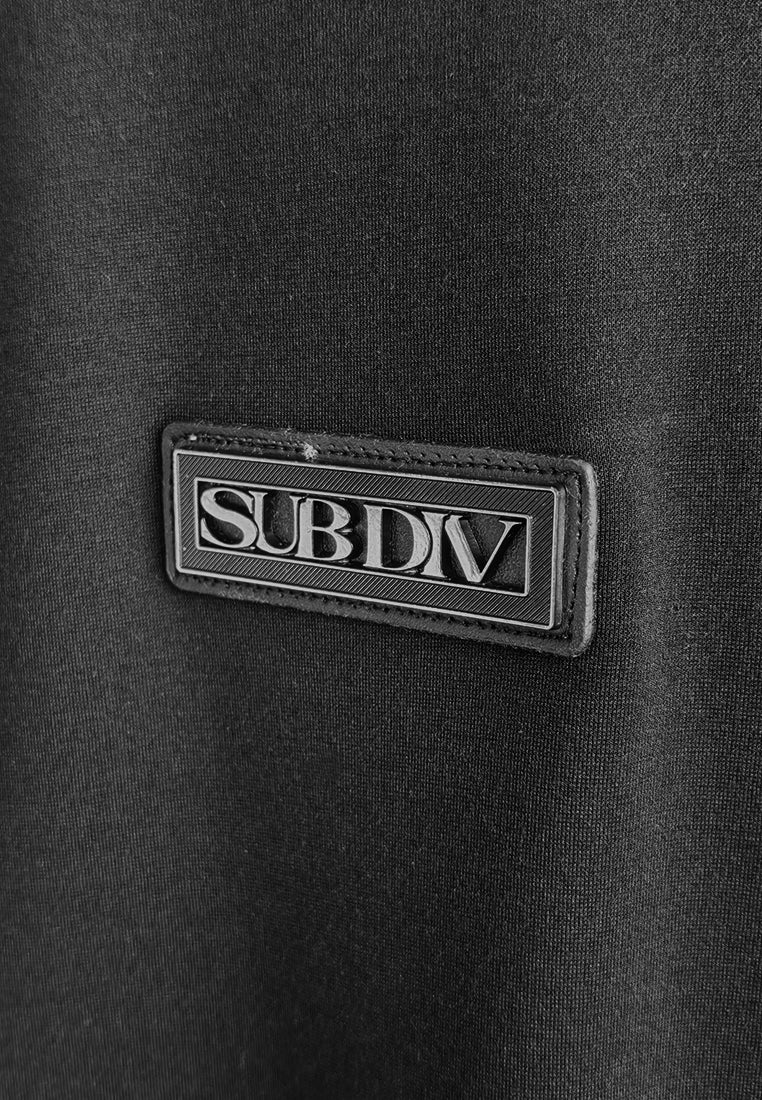 Men Oversized T-Shirt Short Sleeve - Black - 410174