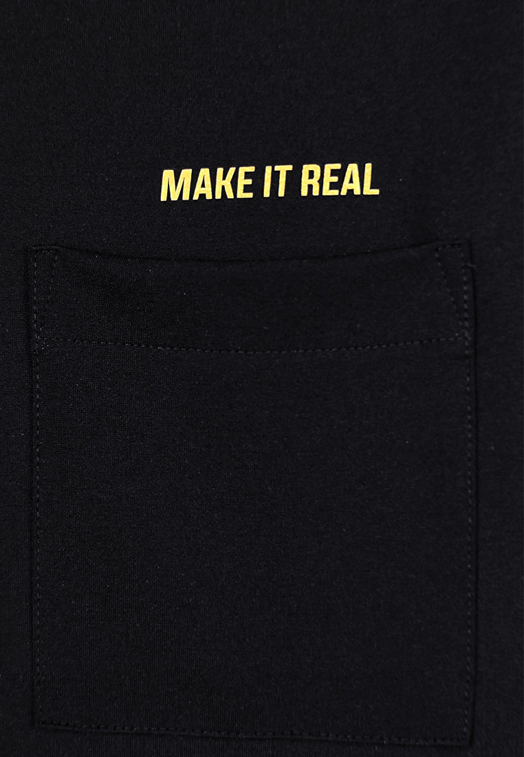 Women Short-Sleeve Fashion Tee - Black - 310003