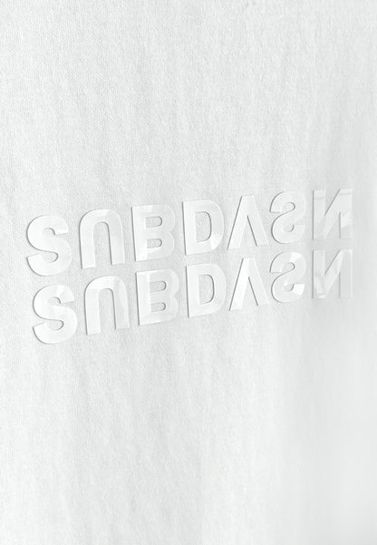 Men Oversized T-Shirt Short Sleeve - White - 510364