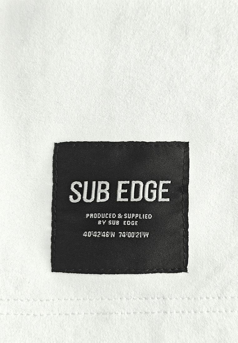 Men Oversized T-Shirt Short Sleeve - White - 610404