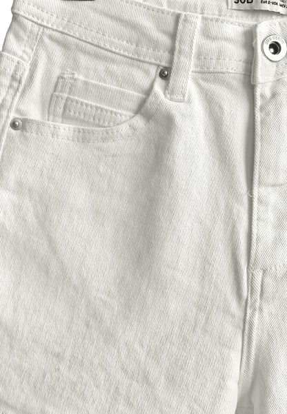Women Short Jeans - White - 510133