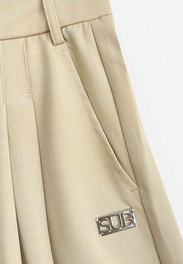 Women Short Pants - Khaki - 510016