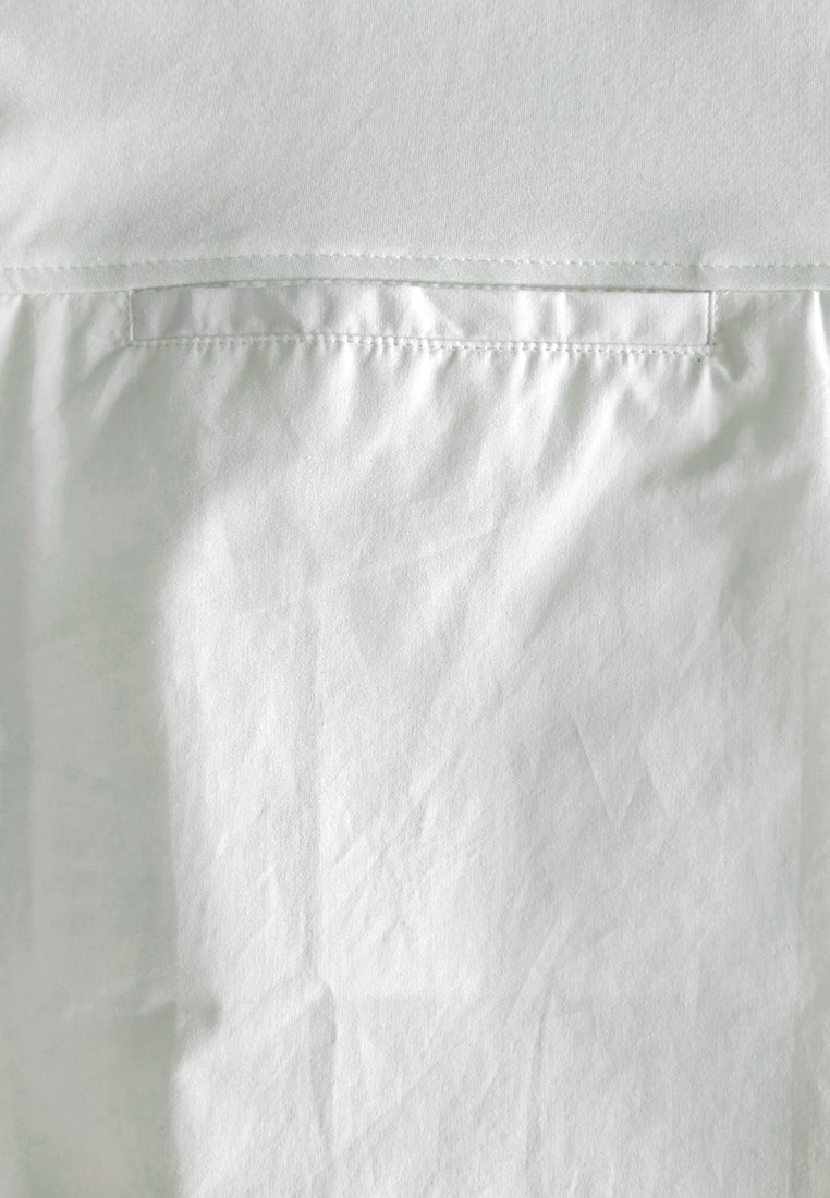 Women Sleeveless Oversized Fashion Tee - White - 510152