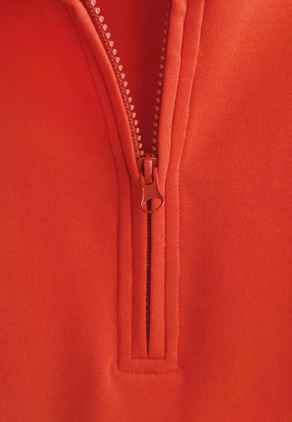 Men Oversized Short-Sleeve Sweatshirt - Orange - 510233