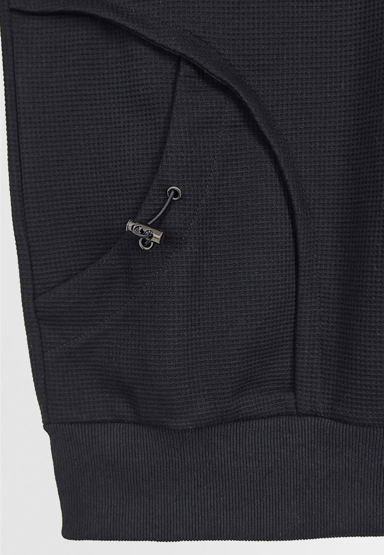 Men Long-Sleeve Sweatshirt - Black - 410011