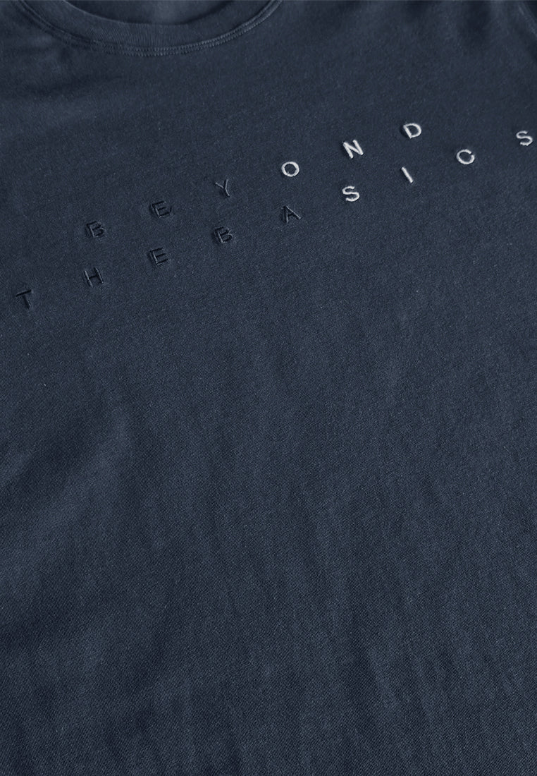 Men Short-Sleeve Graphic Tee - Navy - 510155