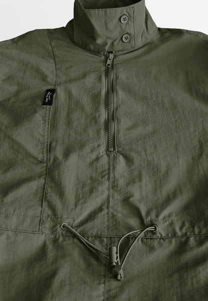 Women Long-Sleeve Midi Dress - Army Green - 510046