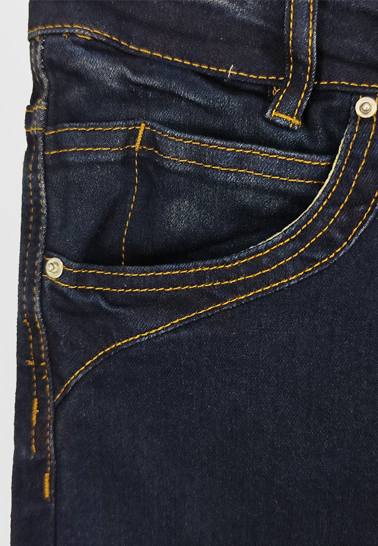 Men Short Jeans - Dark Blue - 310213