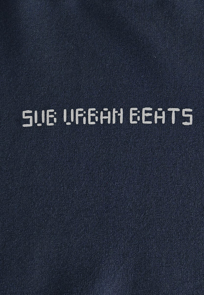 Men Oversized Long-Sleeve Sweatshirt - Navy - 510254