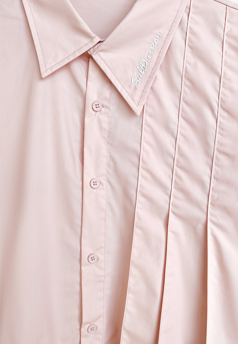 [VALUE BUY] Women Long-Sleeve Shirt - Light Pink - 510038