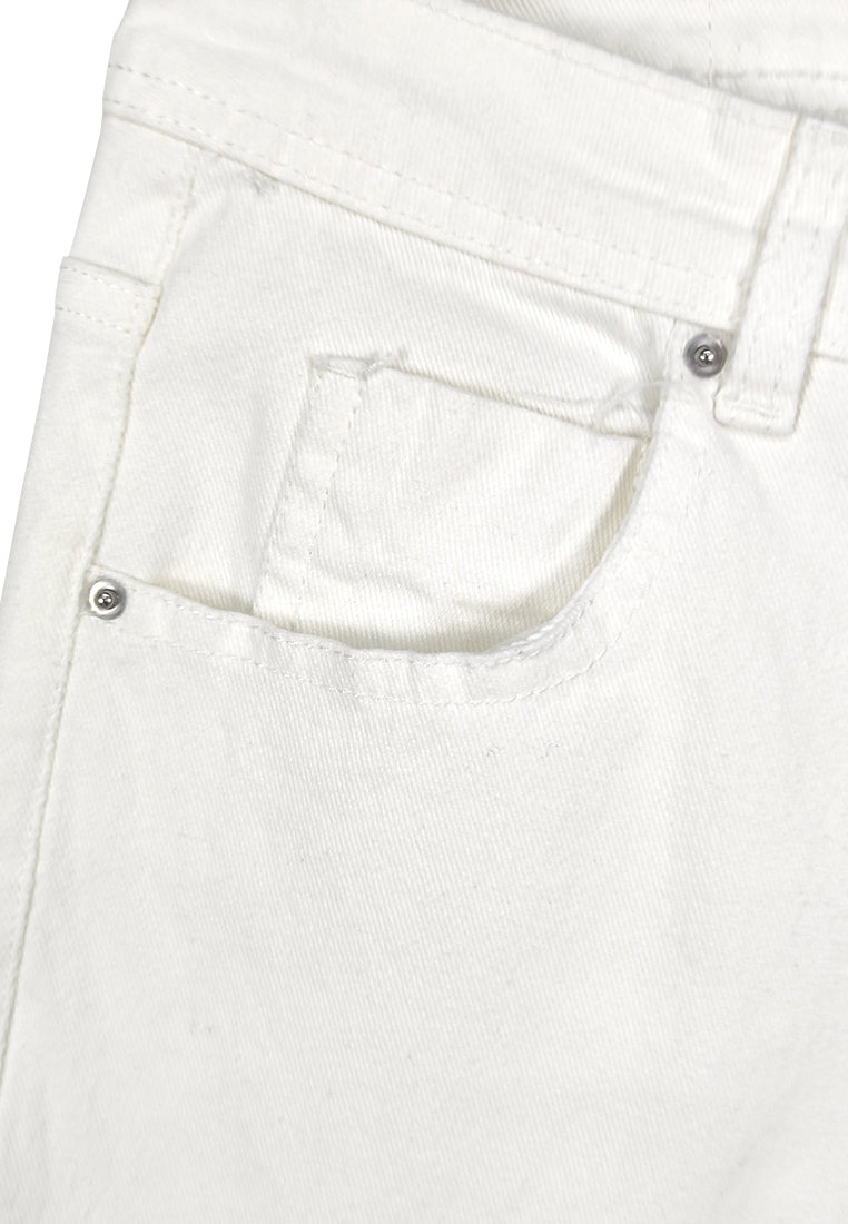Men Slim Fit Long Jeans - White - 310208