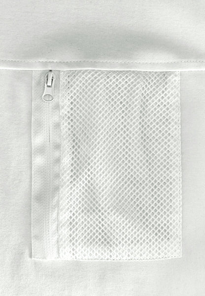 Men Oversized T-Shirt Short Sleeve - White - 510164