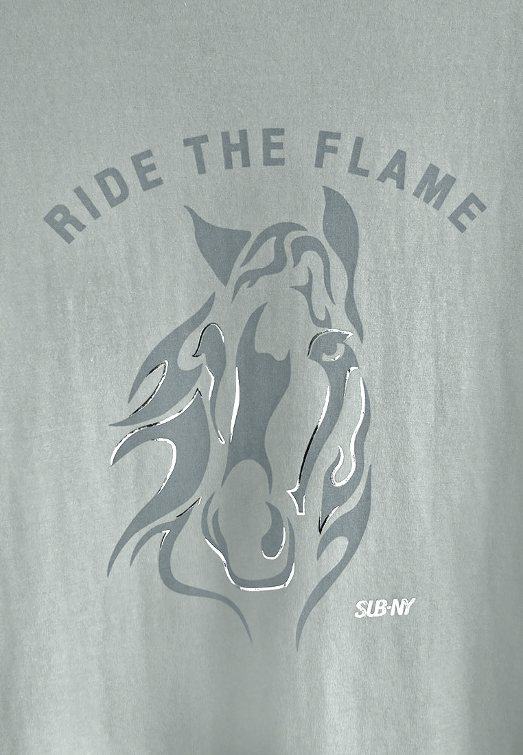 Men Short-Sleeve Graphic Tee - Grey - 510354