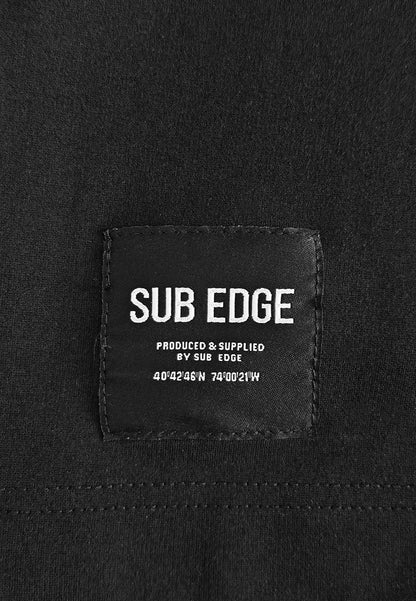 Men Oversized T-Shirt Short Sleeve - Black - 610355
