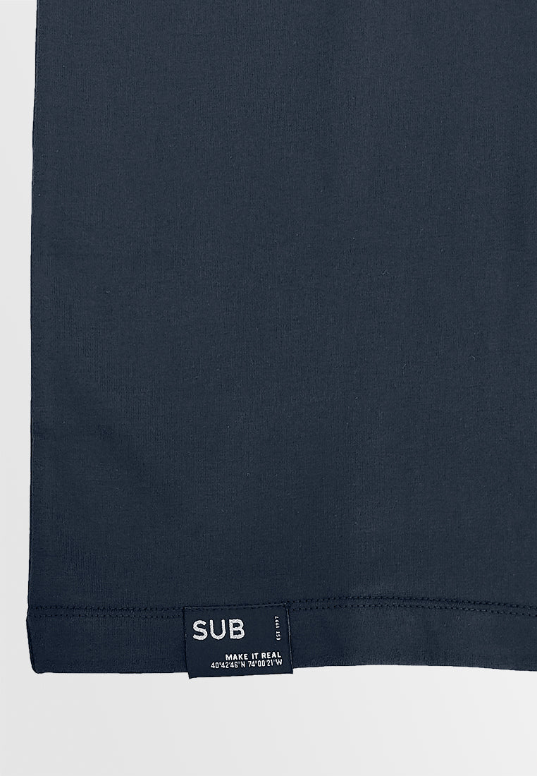 Men Short-Sleeve Graphic Tee - Navy - 610250