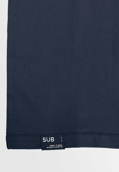 Men Short-Sleeve Graphic Tee - Navy - 610250