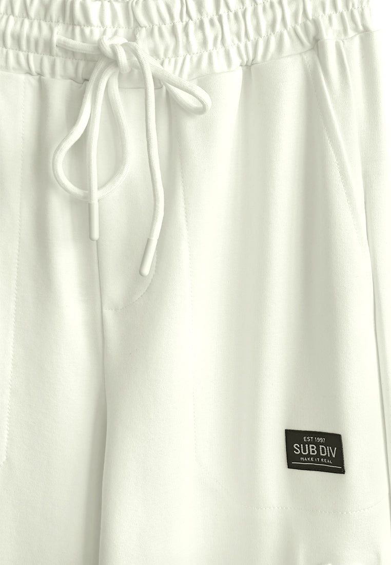 Men Long Jogger - White - 510079