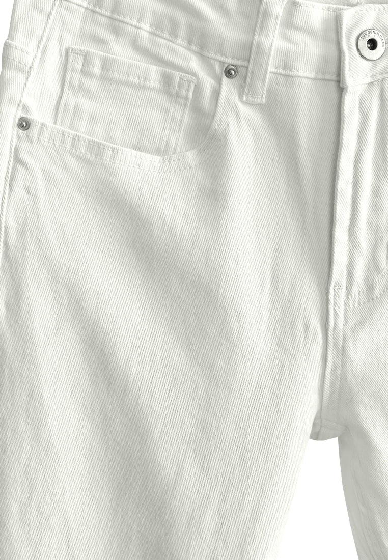 Men Slim Fit Long Jeans - White - 610294