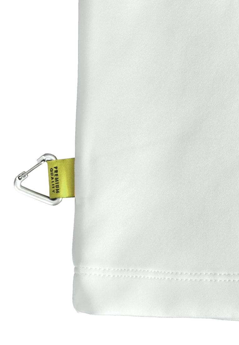 Men Oversized T-Shirt Short Sleeve - White - 510247