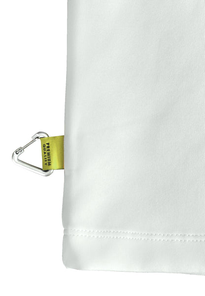 Men Oversized T-Shirt Short Sleeve - White - 510247