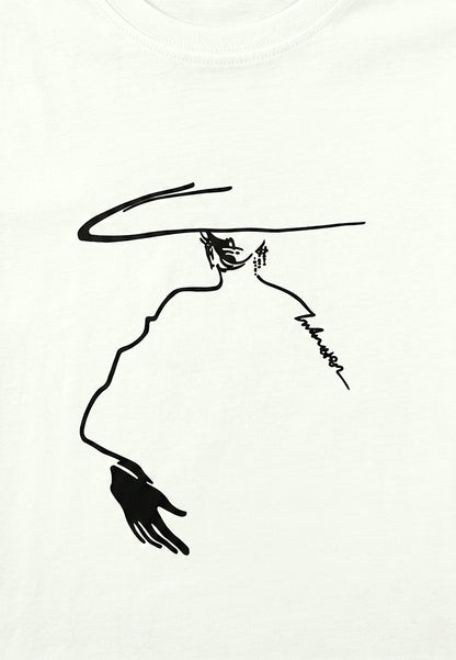 Women Oversized Fashion Tee - White - 610328