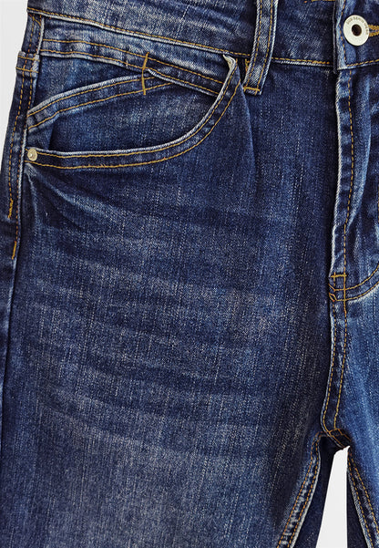 Men Slim Fit Long Jeans - Blue - 510098