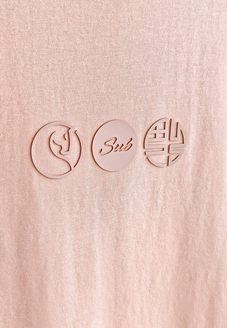 Men Short-Sleeve Graphic Tee - Pink - 510350