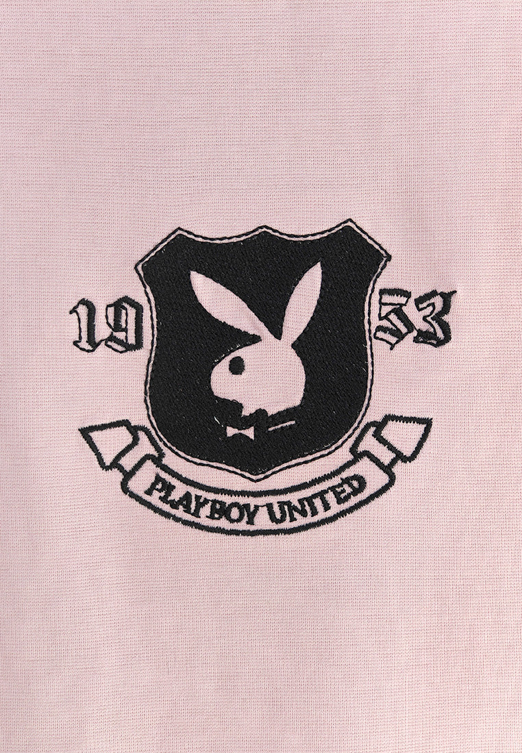 Playboy x SUB Women Sleeveless Fashion Tee - Pink - 610360