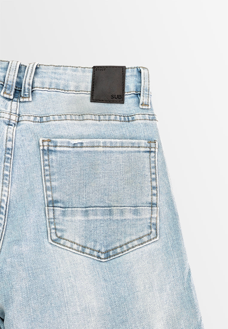 Women Skinny Fit Long Jeans - Light Blue - 610243