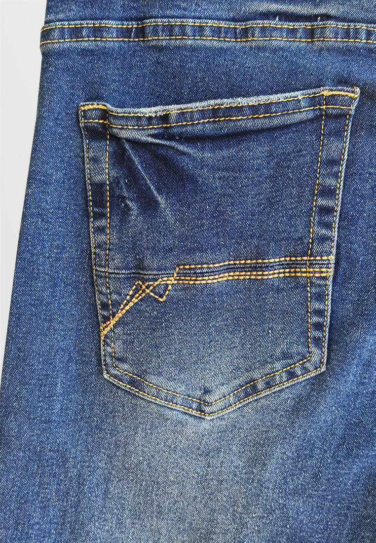 Men Skinny Fit Long Jeans - Blue - 610337