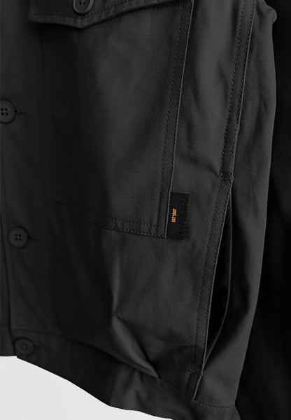 Men Oversized Bomber Jacket - Black - 510238