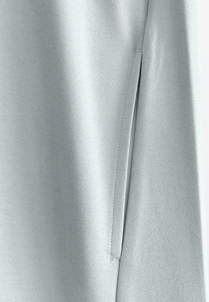 Women T-Shirt Midi Dress - Grey - 510273