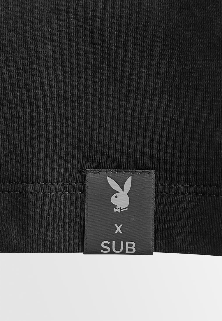 Playboy x SUB Men Short-Sleeve Graphic Tee - Black - 610289