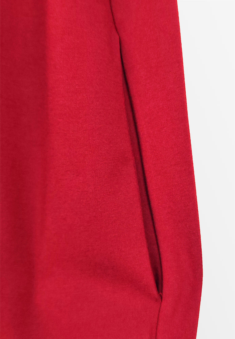 Women Midi Dress - Red - 410057