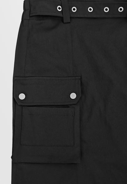 Women Long Skirt - Black - 610400