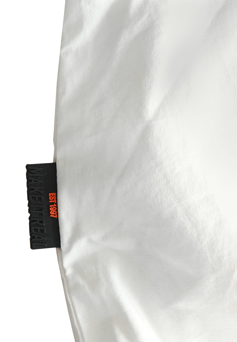 Women Sleeveless Oversized Fashion Tee - White - 510152