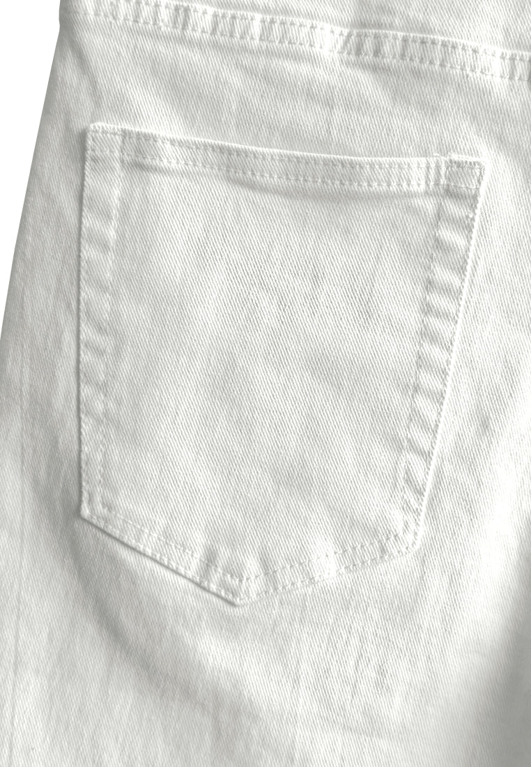 Men Short Jeans - White - 510268
