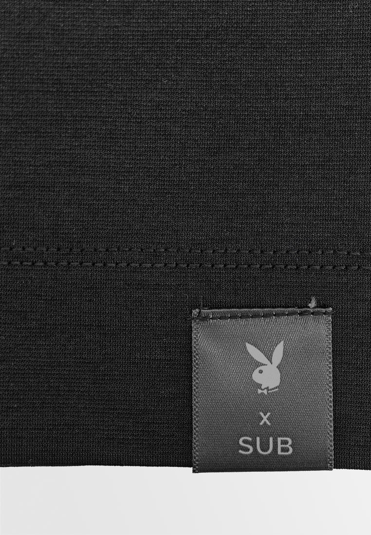 Playboy x SUB Women Sleeveless Fashion Tee - Black - 610359
